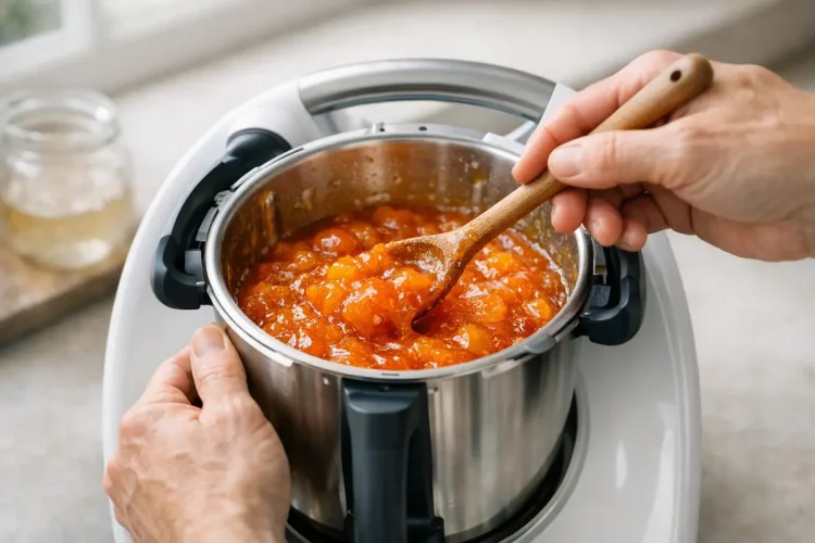 Confiture de peche au thermomix : recette inratable