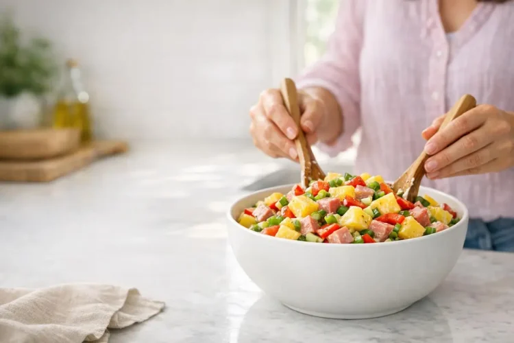 Recette de la vraie salade hawaïenne