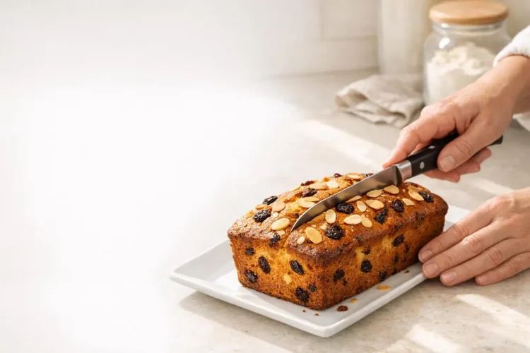 Recette de gâteau aux raisins secs et amandes