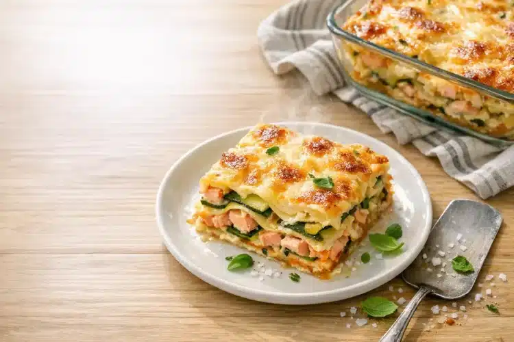 Recette de lasagne saumon courgette