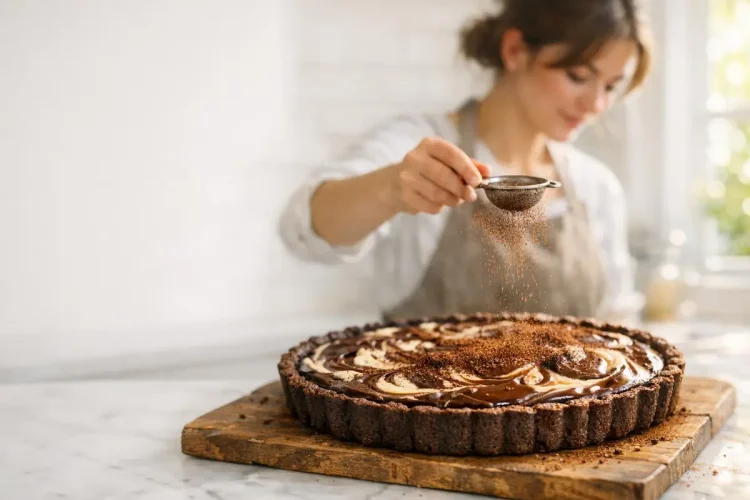 Recette de tarte mascarpone chocolat fondante