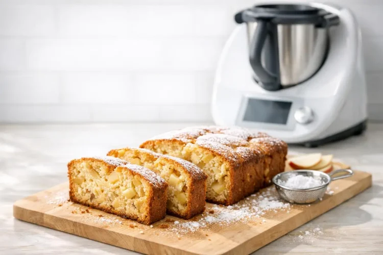 Gâteau yaourt Thermomix aux pommes {Moelleux !}