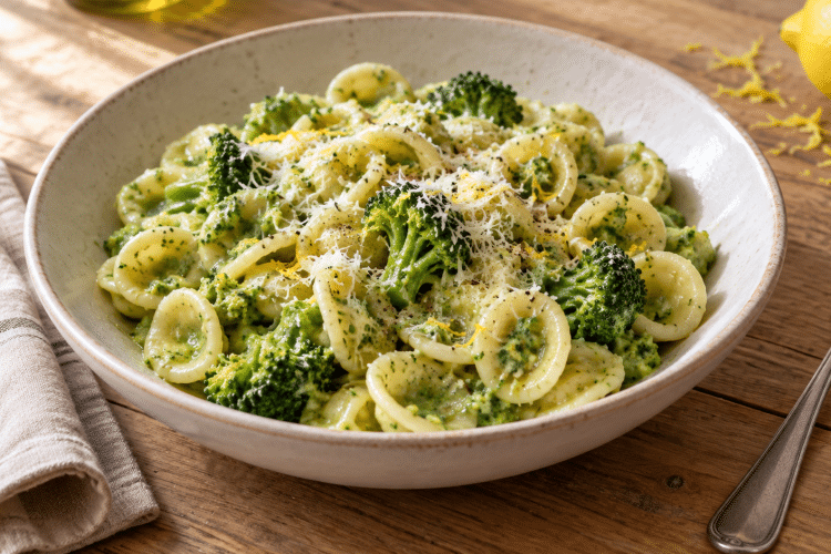 Ces orecchiette au brocoli deviennent crémeuses sans une goutte de crème
