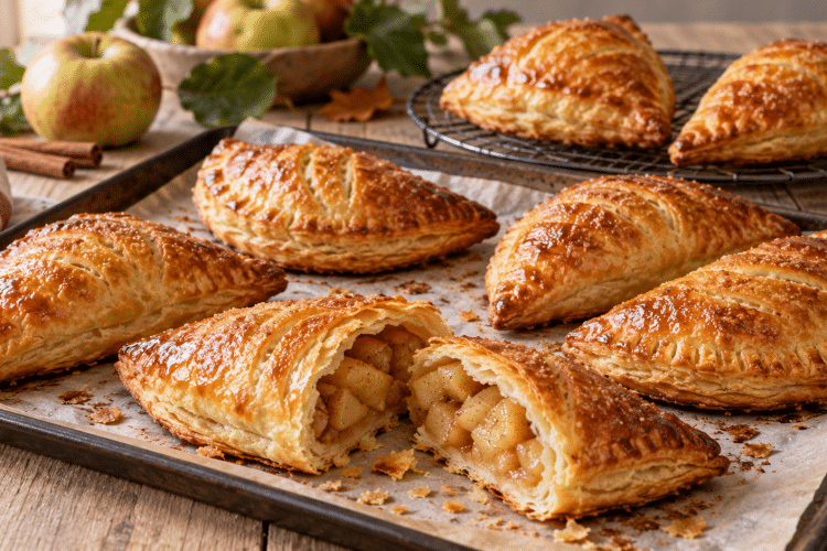 Ces chaussons aux pommes gardent leur garniture sans détremper la pâte